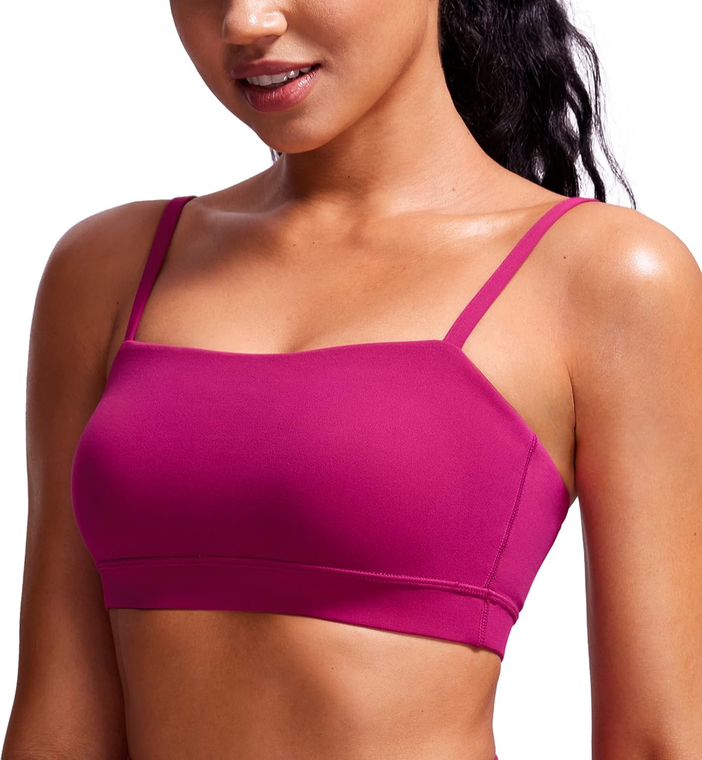 81FOZ5tHlsL._AC_SL1500_.jpg Sports Bra (Light Support, Square Neck Design) - Image 1